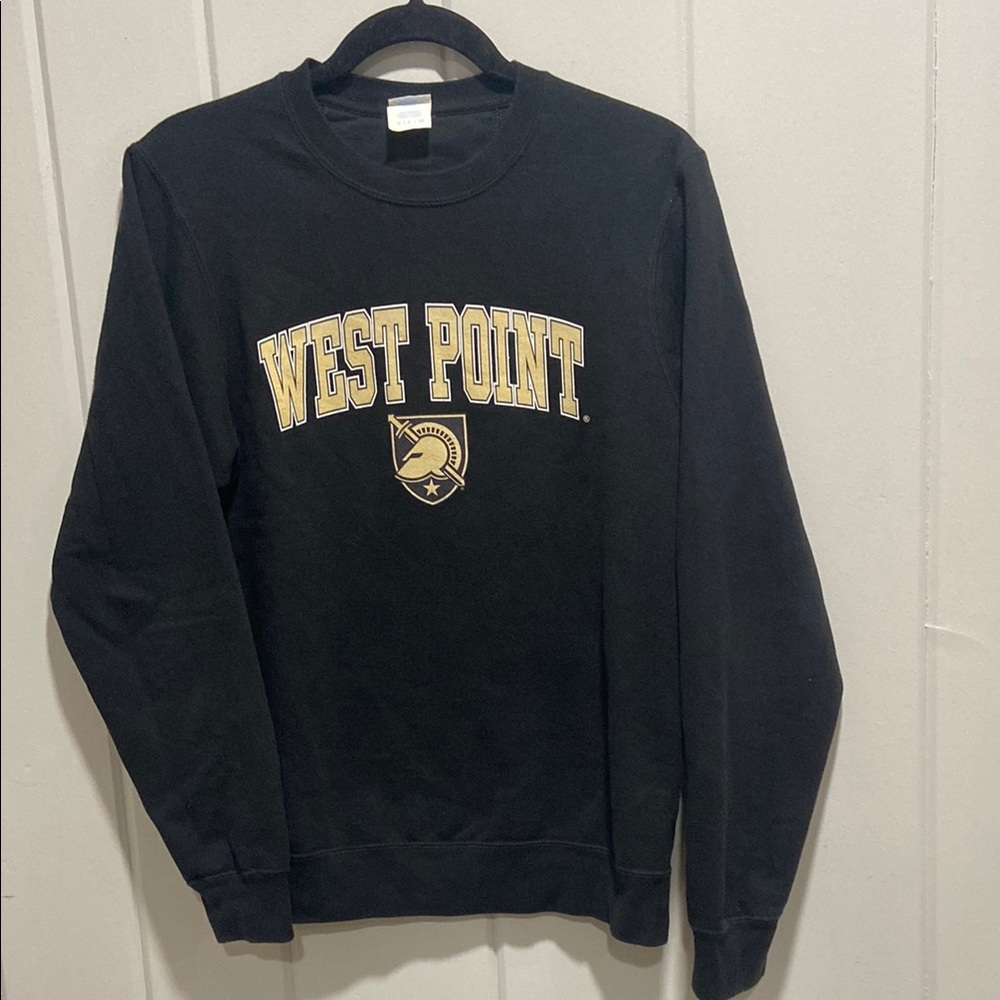 Port and Company Black Crewneck Sweater